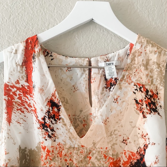 NWT! Bar III Asymmetrical Shift Print Dress, M - Picture 4 of 7